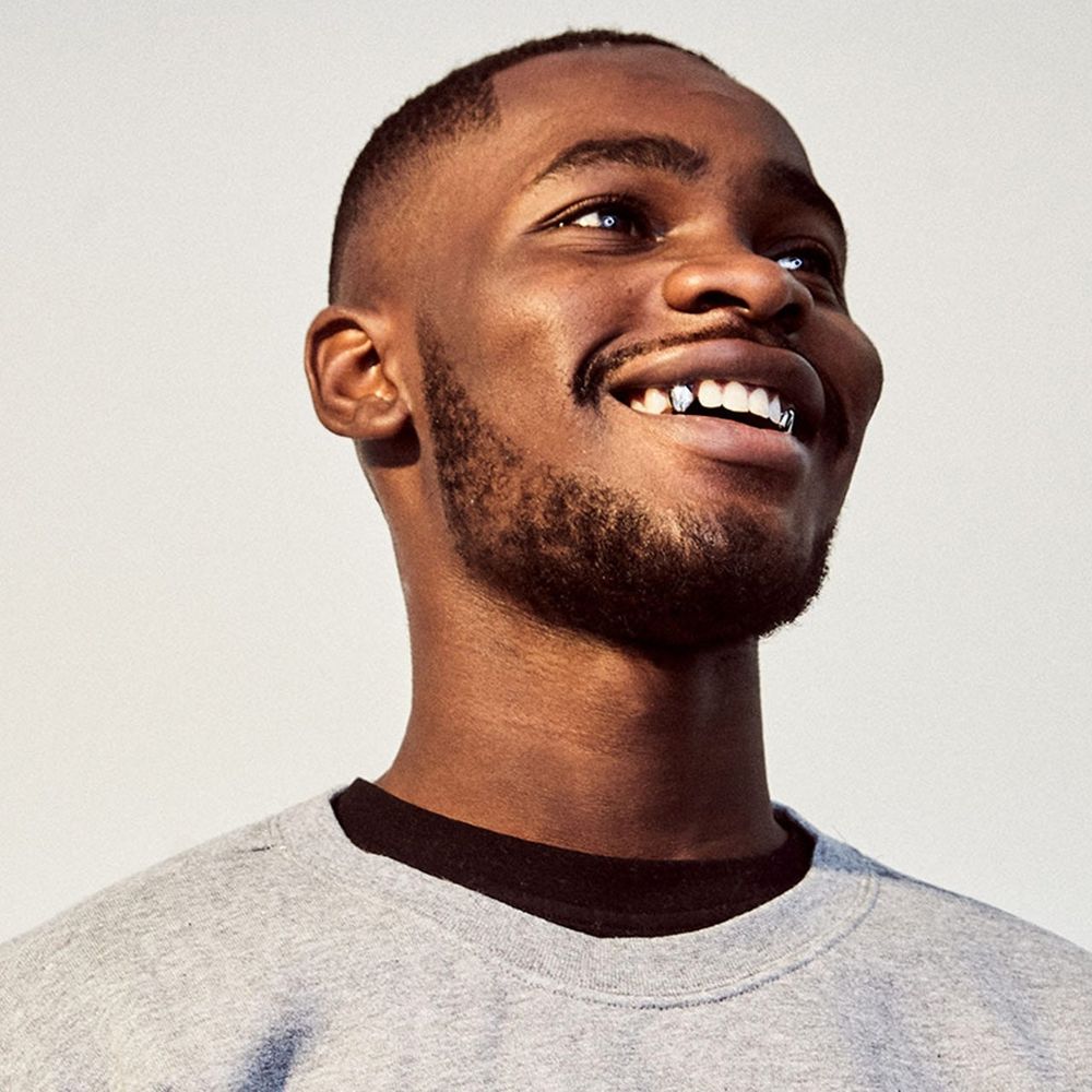 A picture of British hip hop artist and actor, Dave.