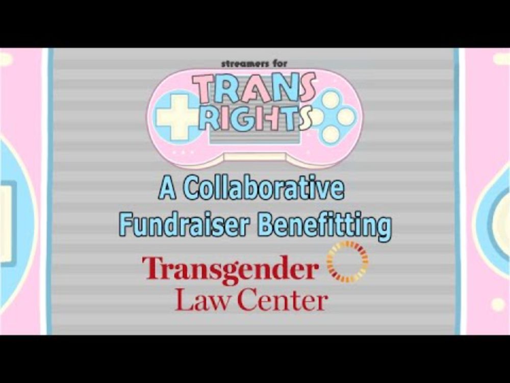 Streamers for Trans Rights Charity Fundraiser Announcement