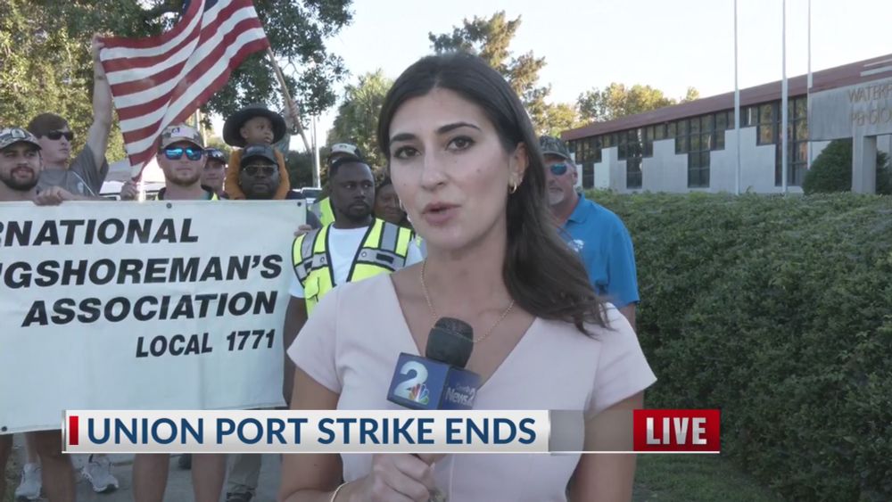 Union port strike ends