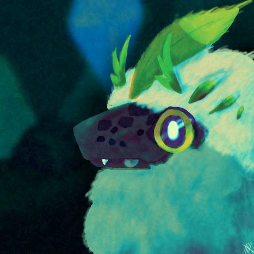 a silly puffwump (i used a method i found on tiktok for the rendering just to try it out)