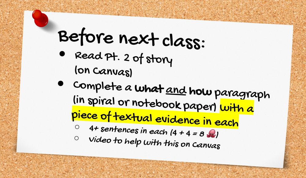 example of more writing to capture thinking