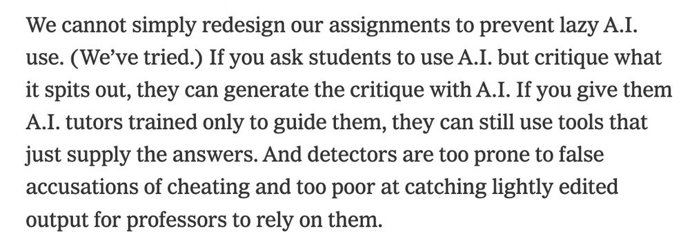 excerpt about failed attempts with AI from NYT article (attached in comment)