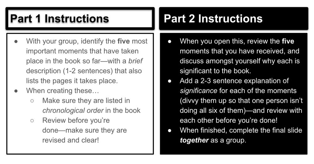 instruction slide