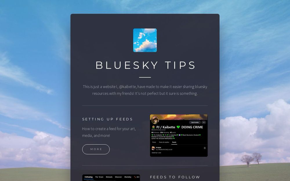 Bluesky Tips