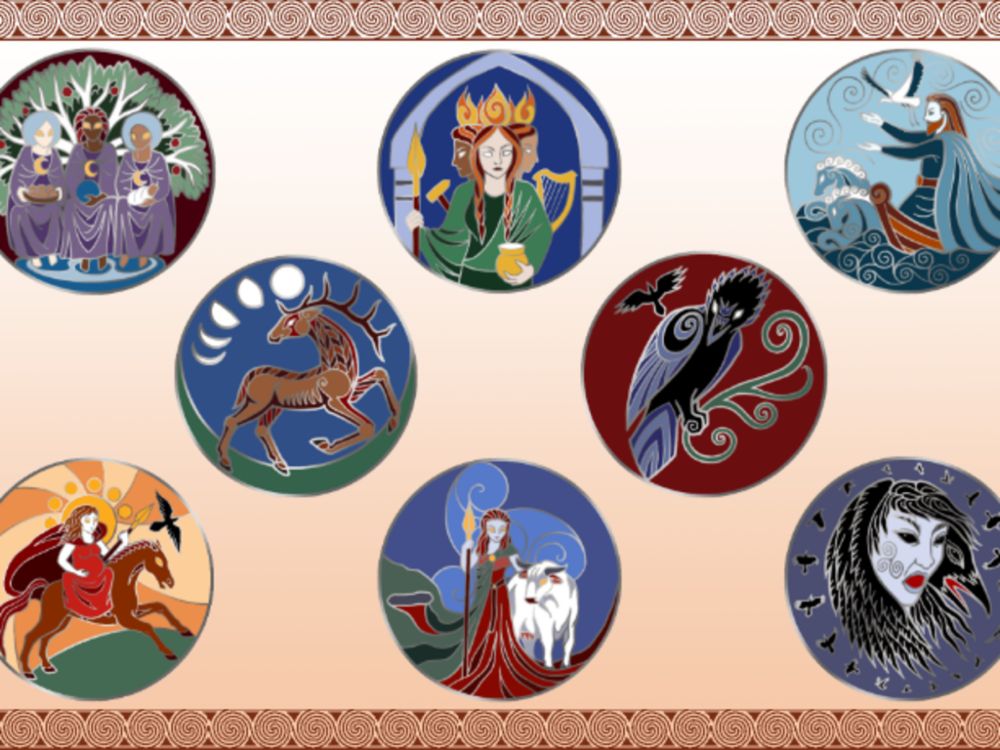 Treasures of Celtic Myth Pins & Pendants