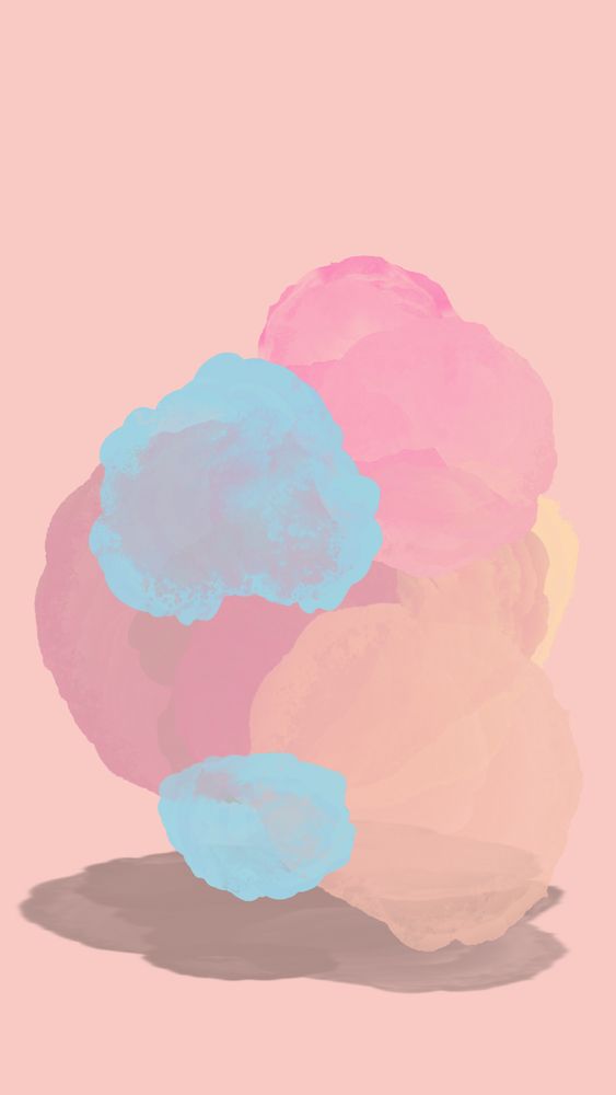 Random color blobs before