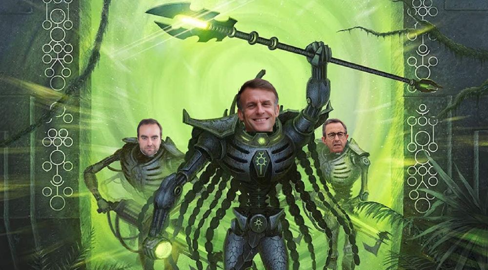 Macron, Lecornu et Retailleau en Nécrons