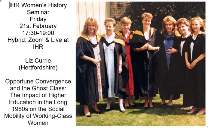 A group of women graduates at Bradford University in 1987.
