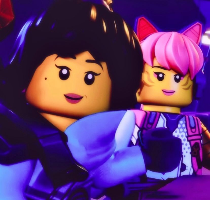 Nya’s got my back, always! 🌊🌸✨ #ninjago #ninjagodragonsrising #ninjagosky #dragonsrising #promosky #bluesky #water #fanacc #lego #soraninjago