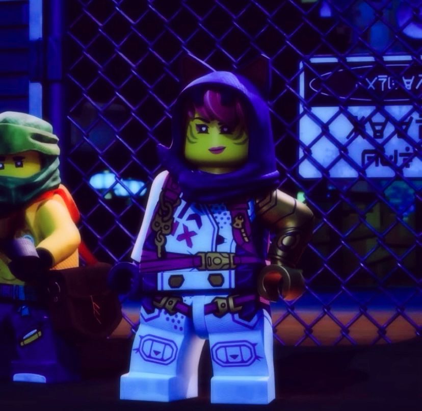Strike a pose. 🌸✨ #ninjago #ninjagodragonsrising #ninjagosky #dragonsrising #ninja #promosky #bluesky #ninjagosora #fanacc #lego #soraninjago