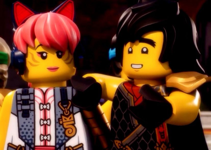 Sometimes, hearing out a plan or idea is just as good as making one!🌸✨ #ninjago #ninjagodragonsrising #ninjagosky #dragonsrising #ninja #promosky #bluesky #ninjagosora #fanacc #lego #soraninjago
