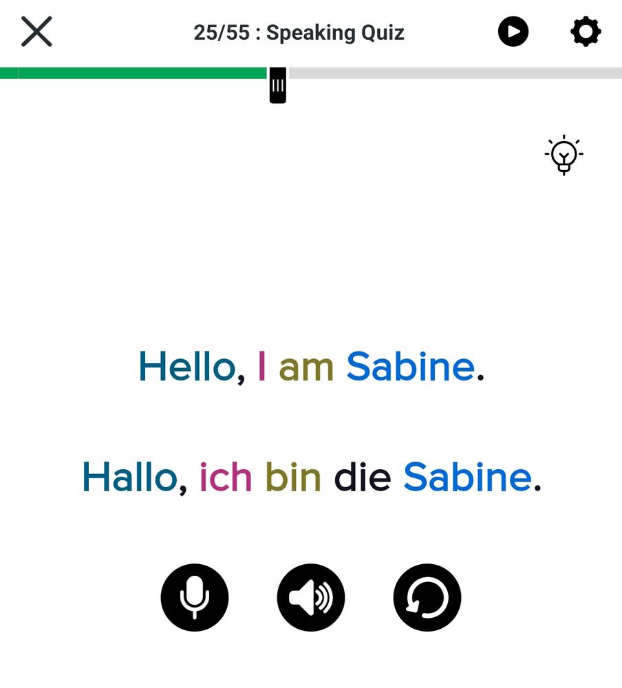 Hallo ich bin die Sabine