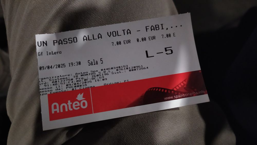 Biglietto del cinema