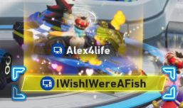 a cream & cheese player in sonic racing crossworlds named: IWishIWereAFish