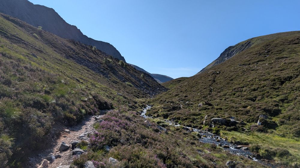 Blue sky and a river