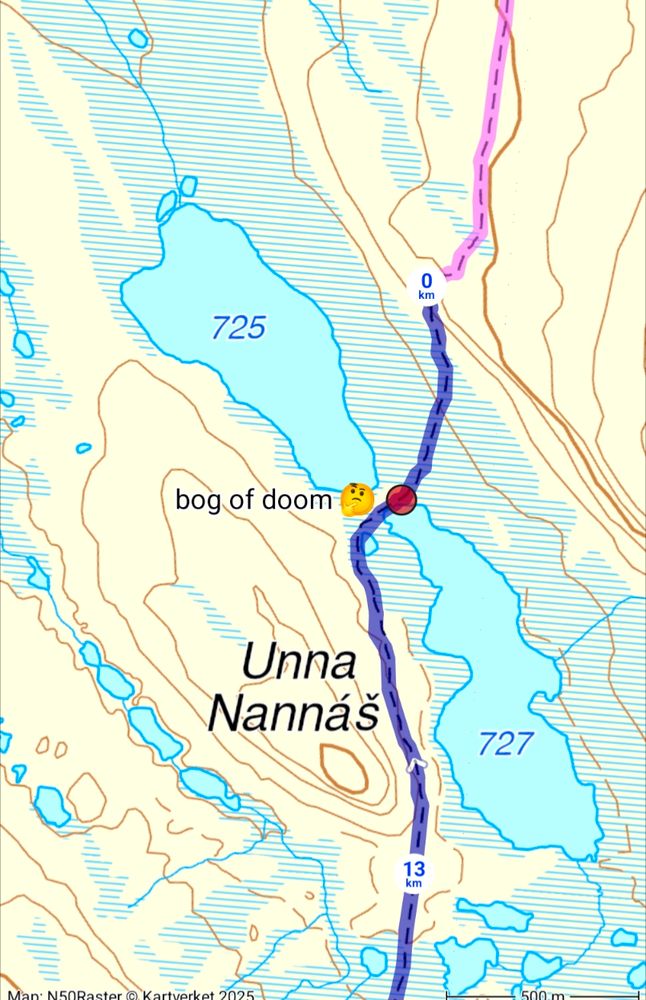 A map of Norway with 