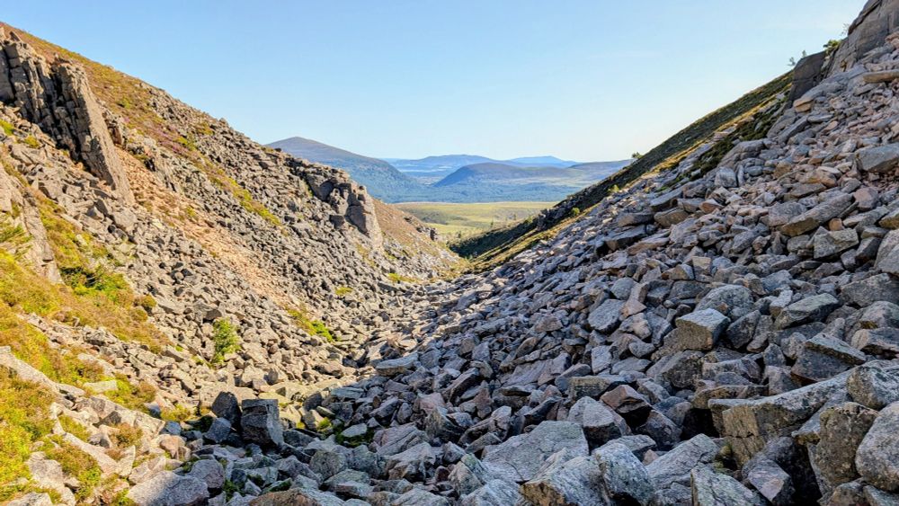 A mountain view 