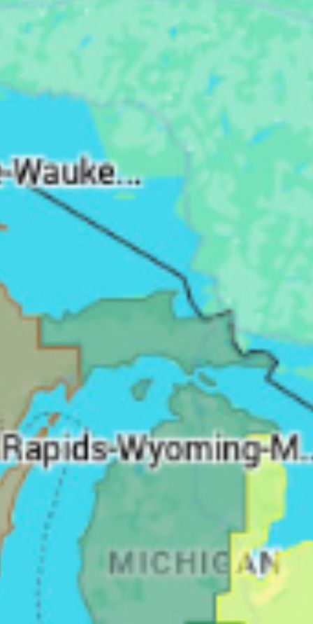 The UP is still part of Michigan in the updated 100 state map