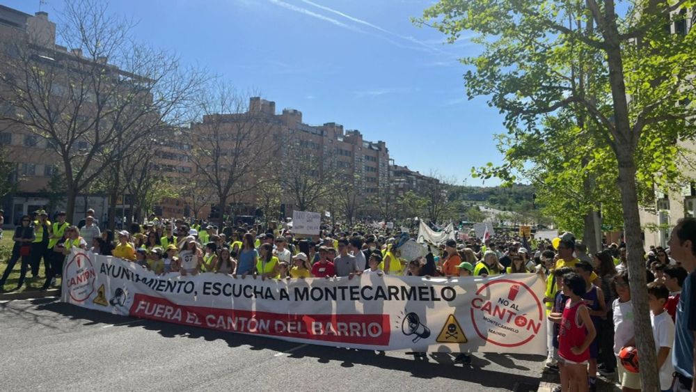 El Ayuntamiento defiende que el cantón de Montecarmelo y los vecinos protestan