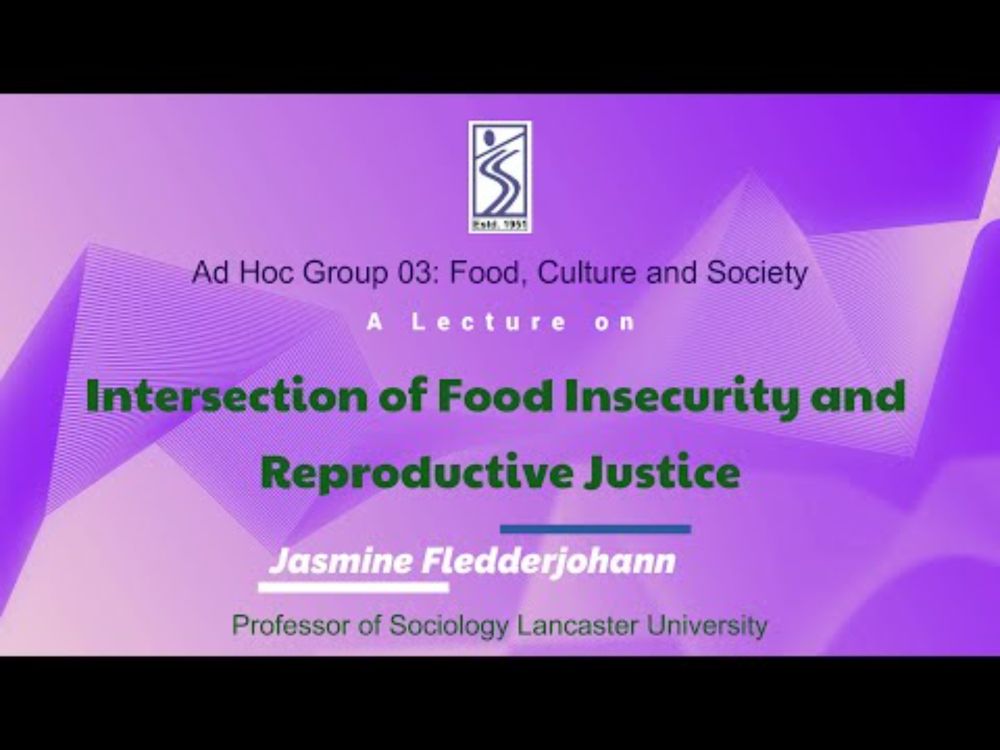 Ad Hoc 03: Intersection of Food Insecurity and Reproductive Justice
