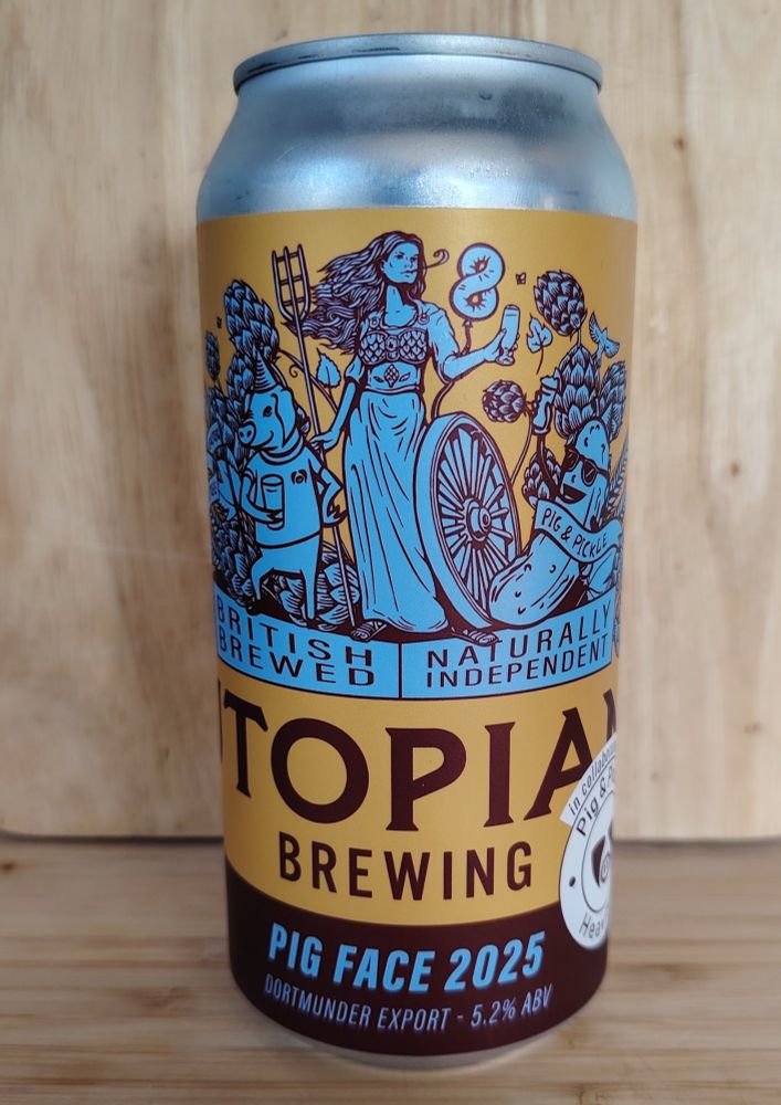 Pig Face 2025 Dortmunder from Utopian Brewery 