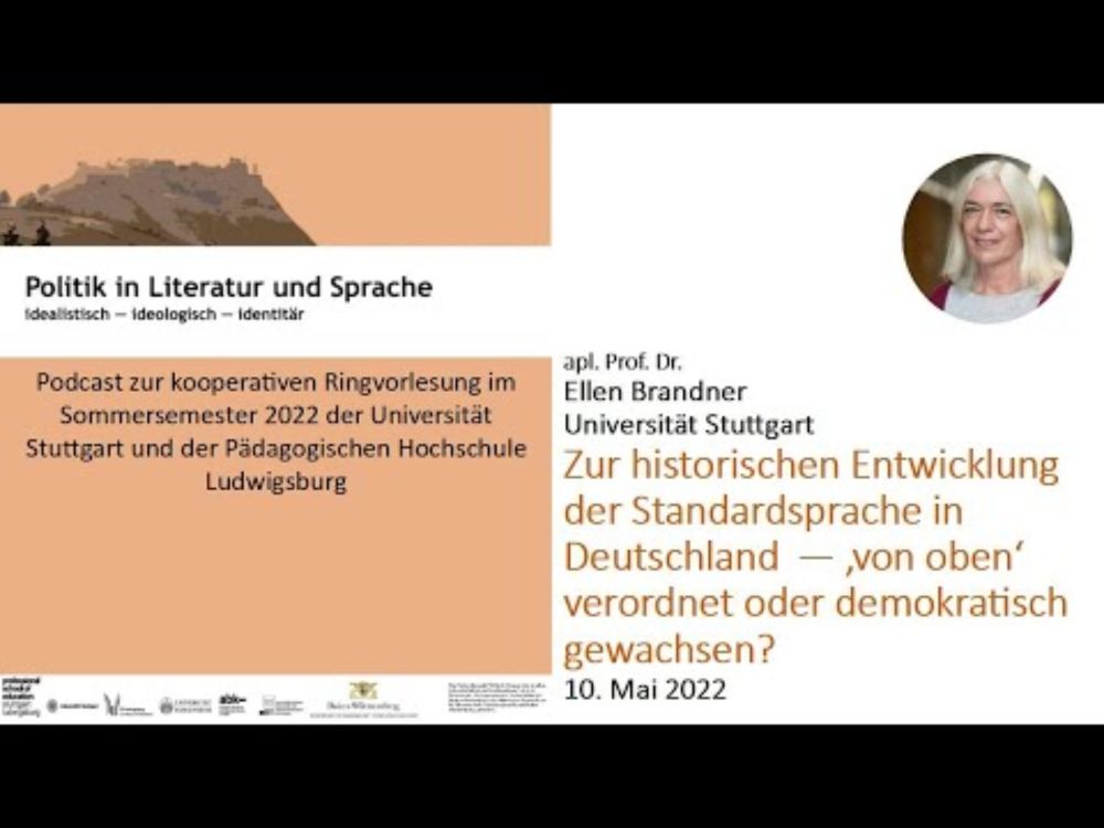 Zur historischen Entwicklung der Standardsprache in Deutschland