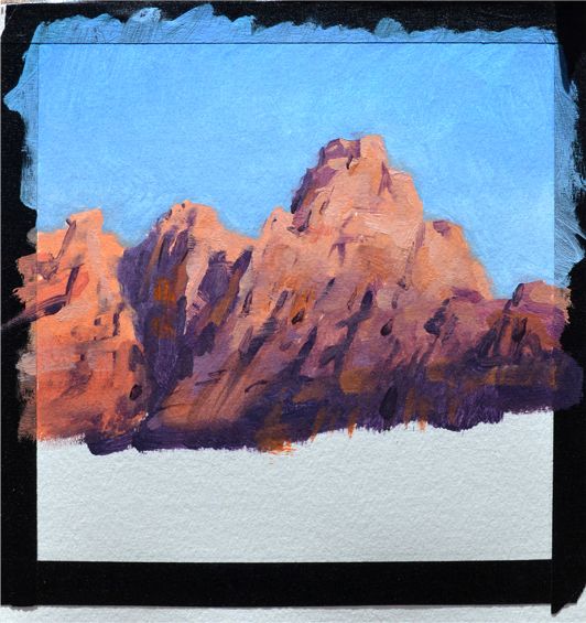 Unfinished on the spot.