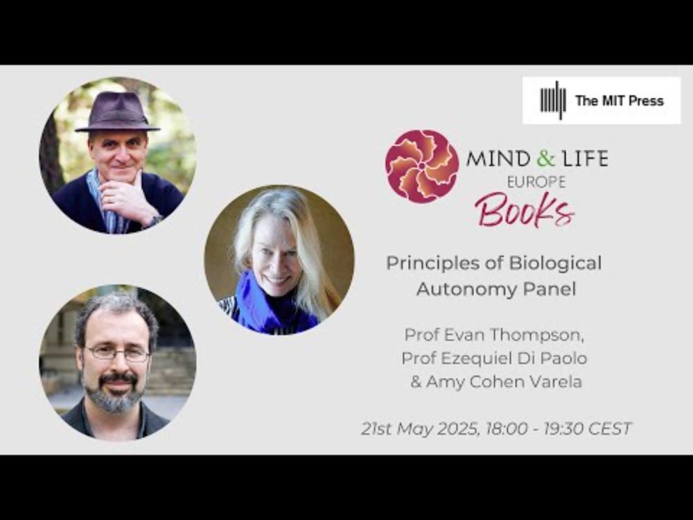 Book Launch & Roundtable Discussion: Principles of Biological Autonomy