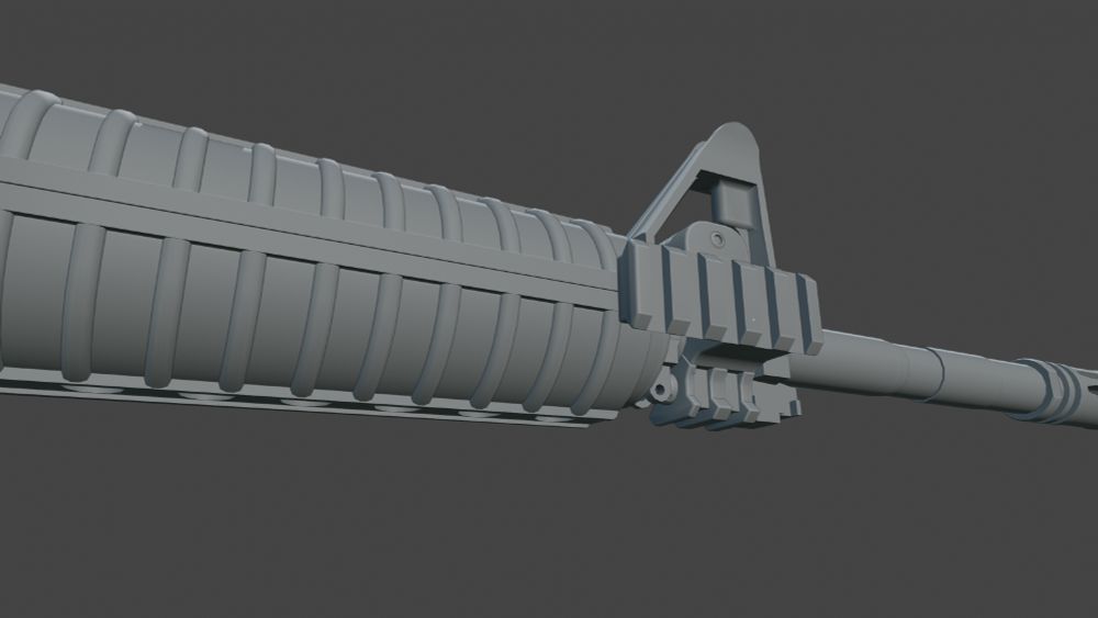 Low rear right view of the TRIAD I on what will pass for the moment as a C8