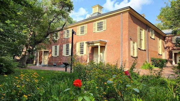 Arch Street Meeting House in the Spring. 