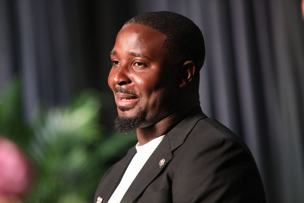 Former University of Georgia running back, Sony Michel 