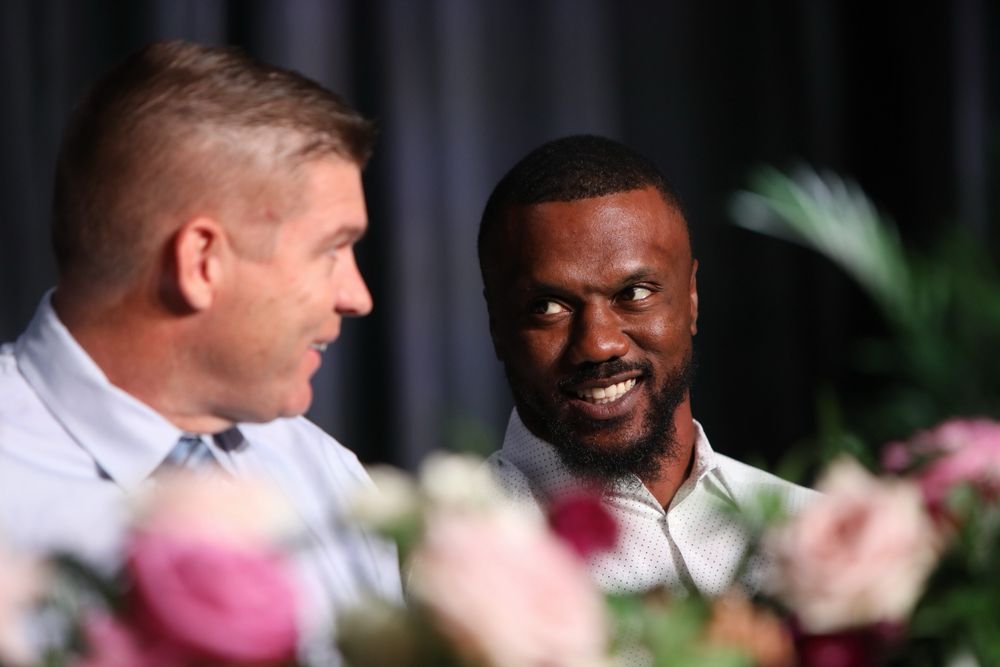 University of Florida’s Brandon James right and Todd Johnson left