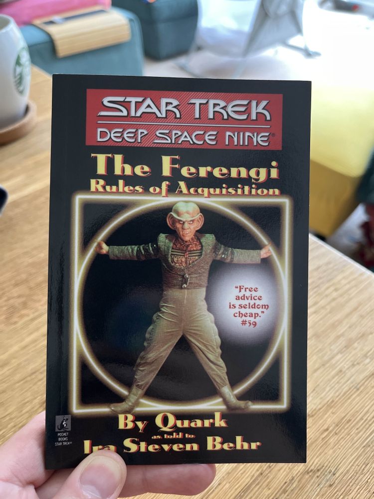 The star trek rules of acquisition 
