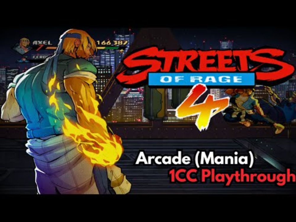Streets of Rage 4 (v8) - Mania 1CC (Axel Stone)