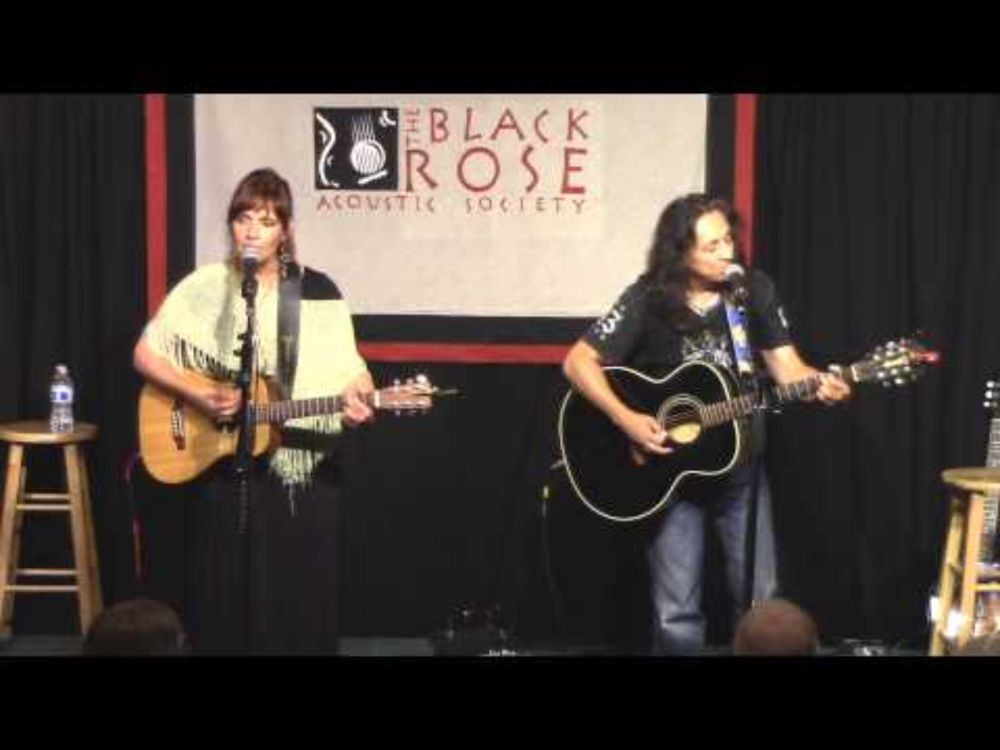 Tia McGraff and Tommy Parham perform “Two Wolves” at The Black Rose Acoustic Society