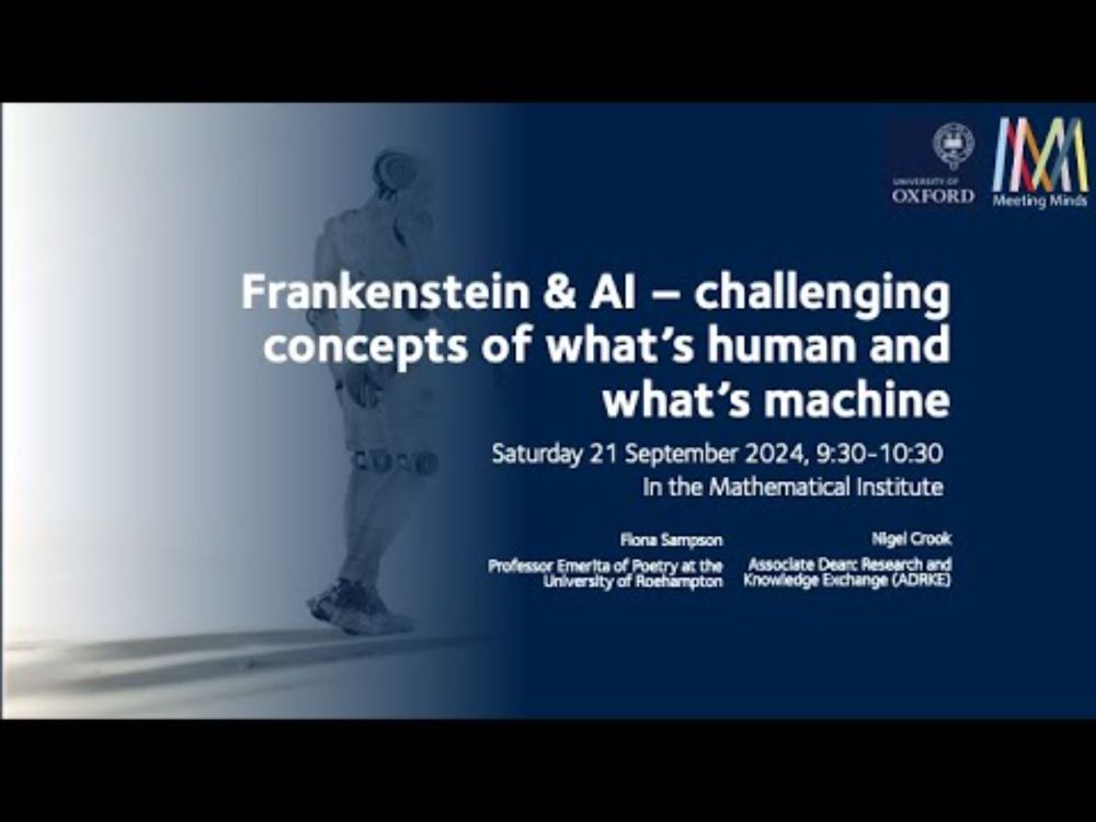 Frankenstein & AI – challenging concepts of what’s human and what's machine