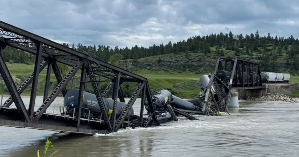 Train derailment in Stillwater County causes possible hazardous spill into Yellowstone River