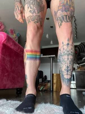 lion tattoo, multiple disney tattoos