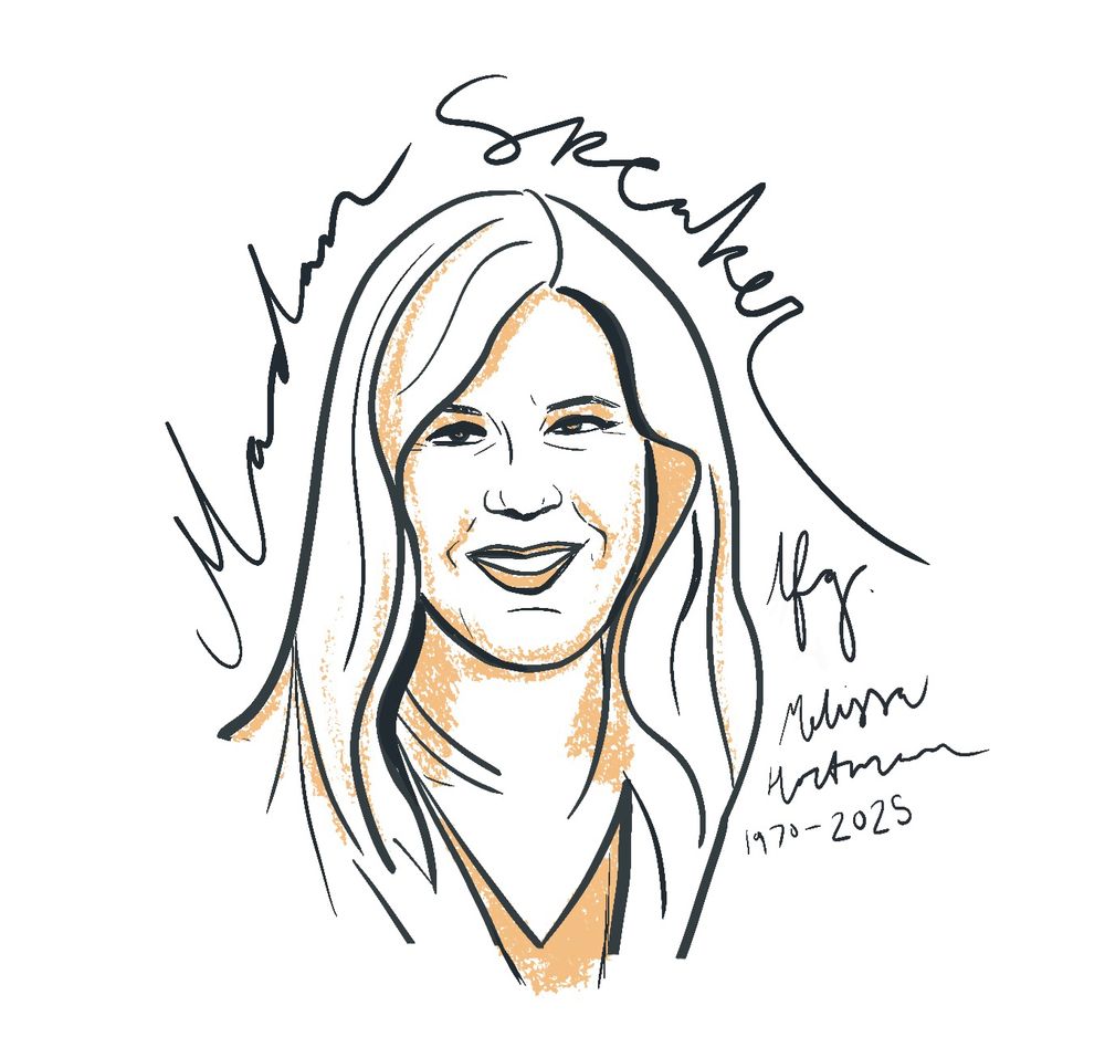 doodle of speaker melissa hortman that says madam speaker