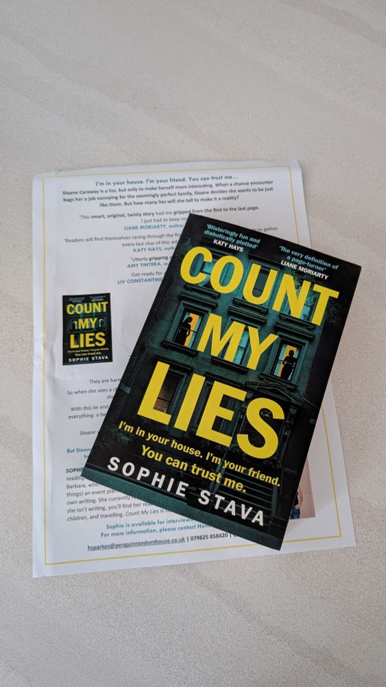 Count My Lies by Sophie Stava lying on worktop
