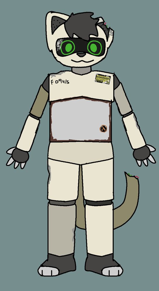 Sierra, a robot OC based on mid 90s computers