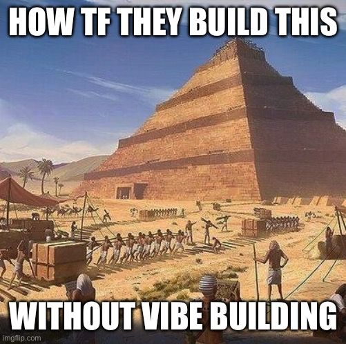 How tf they build this without vine building