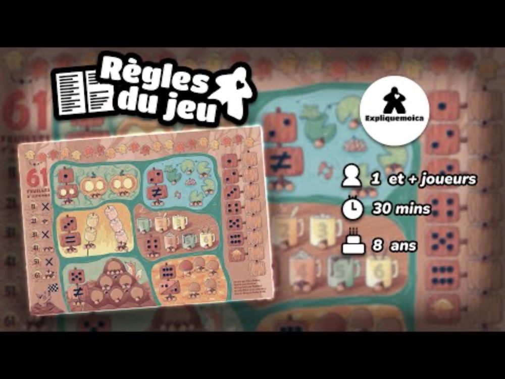 🍂 61 Feuilles d'Automne 🌰 règle du jeu en français par expliquemoica  #ACCESSIJEUX #expliquemoica