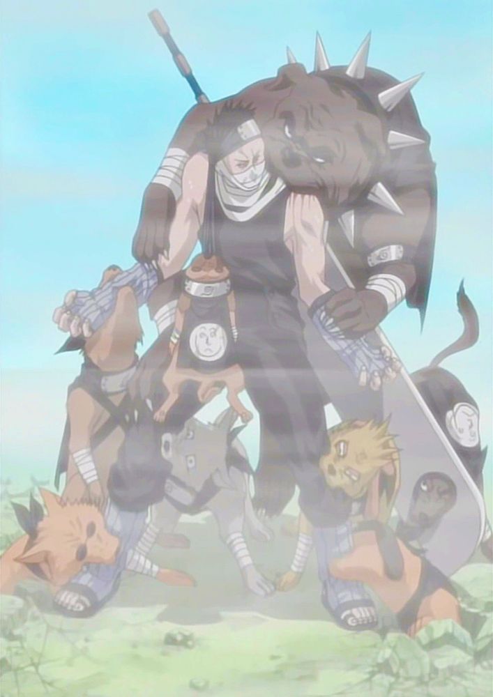 Zabuza and Kakashi's nindogs