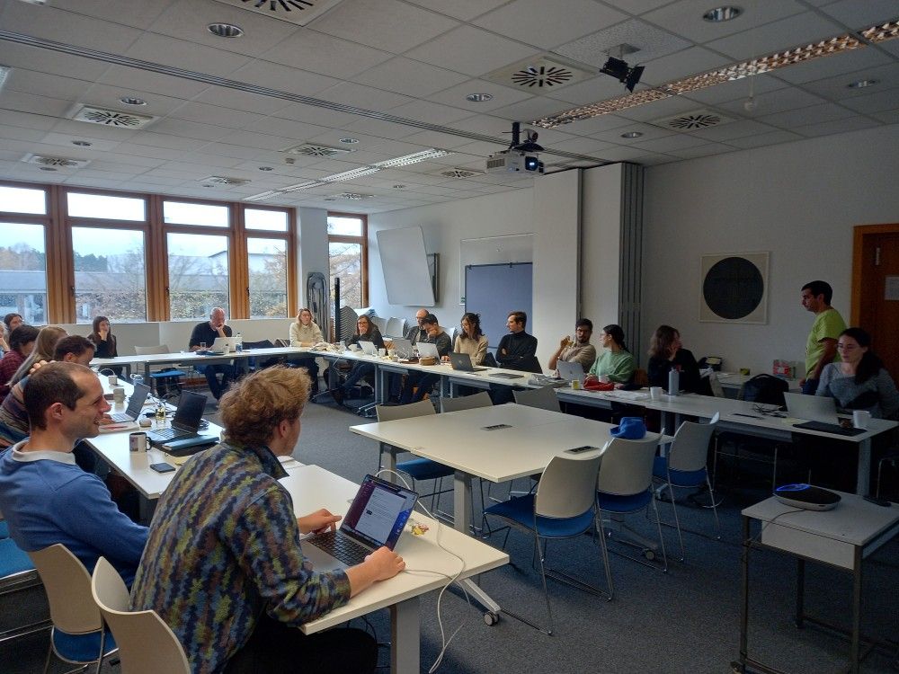 Photo of participants at the compound events workshop at KIT Karlsruhe in November 2023.