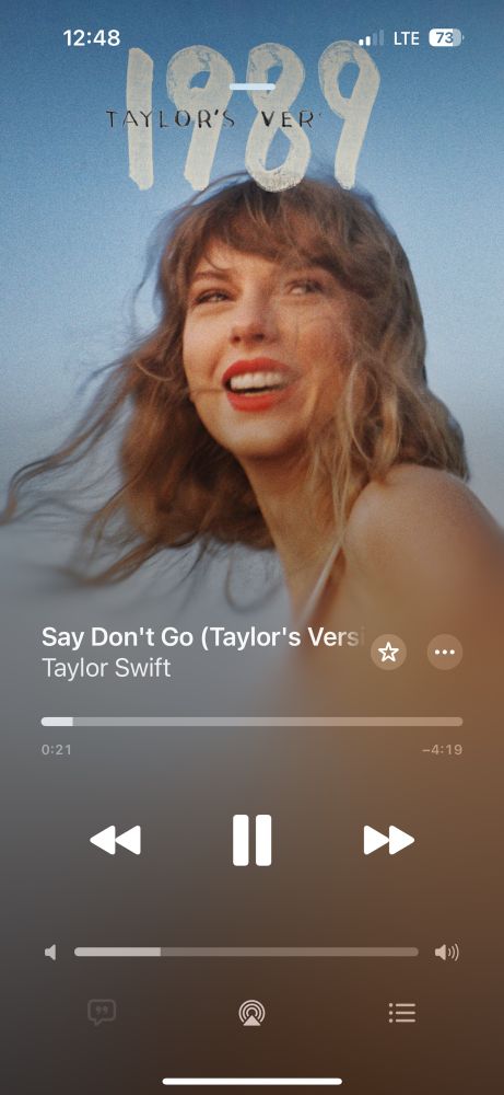 Cover of 1989 (Taylor's Version) with Say Don't Go