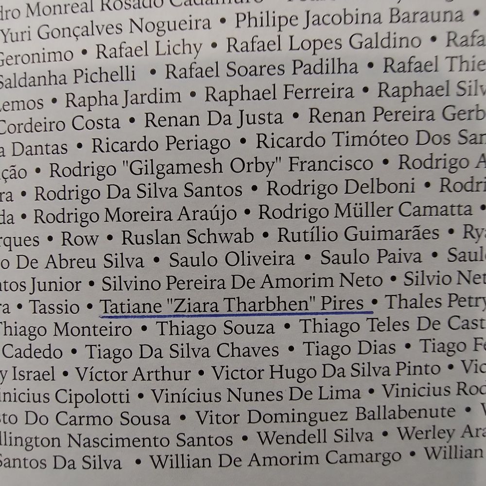 Registro do meu apoio no Guia dos Deuses Menores.