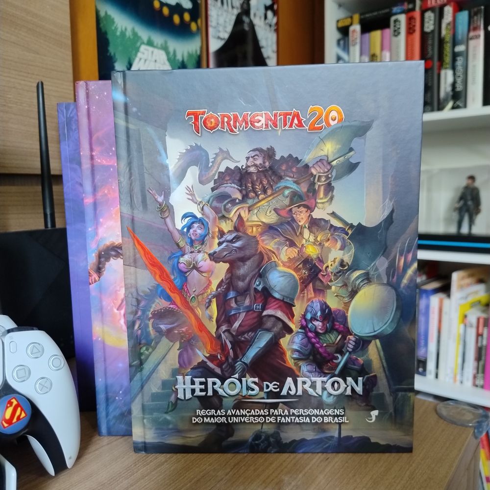 Livro Heróis de Arton do sistema Tormenta 20.