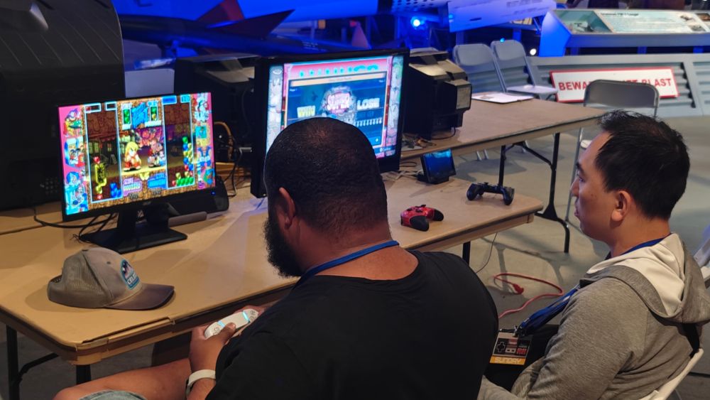 ShellshockPrime competing in the Puzzle Fighter II tournament at LI Retro.