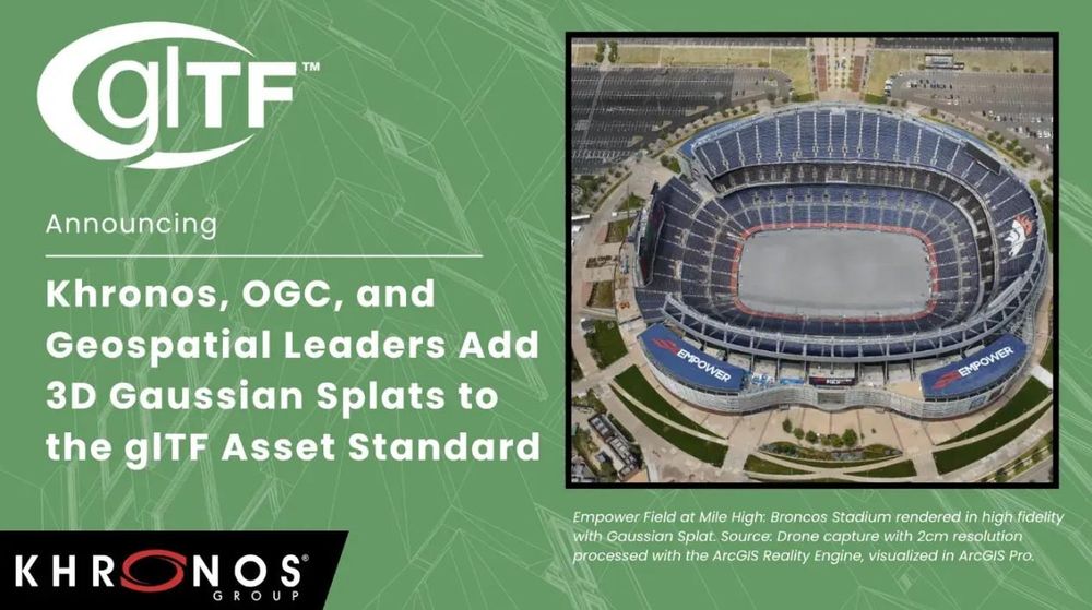 Khronos, OGC, and Geospatial Leaders Add 3D Gaussian Splats to the glTF Asset Standard